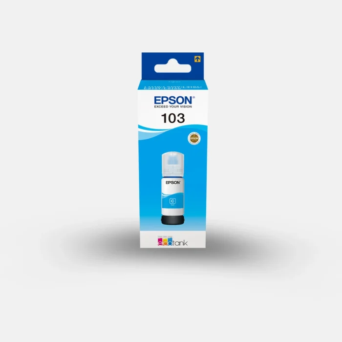 EPSON INK 103 C Epson INK T103 Cyan Bottle - Image 1
