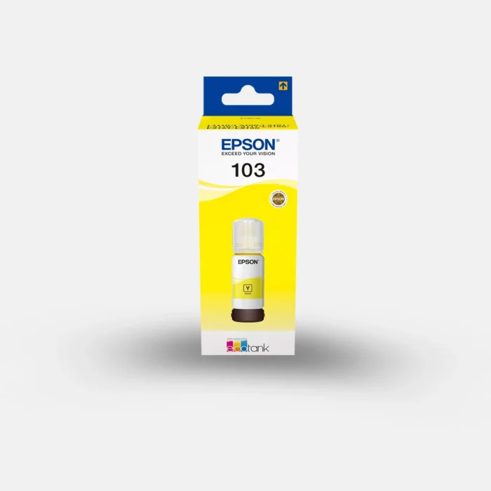 EPSON INK 103 Y Epson INK T103 Yellow Bottle - Image 1